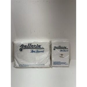 Galleria Lady Pepperell California King Set White 1 Fitted Sheet + 2 Pillowcases